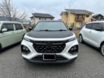 フロンクスにパーツ追加装着しました！